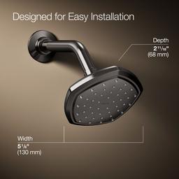 Kohler Occasion Single-function showerhead, 2.5 gpm - Vibrant Titanium - image 3