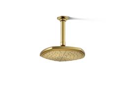Kohler Occasion 8'' single-function rainhead, 2.5 gpm - Vibrant Brushed Moderne Brass - image 1