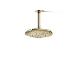 Kohler Occasion 8'' single-function rainhead, 2.5 gpm - Vibrant French Gold - image 1
