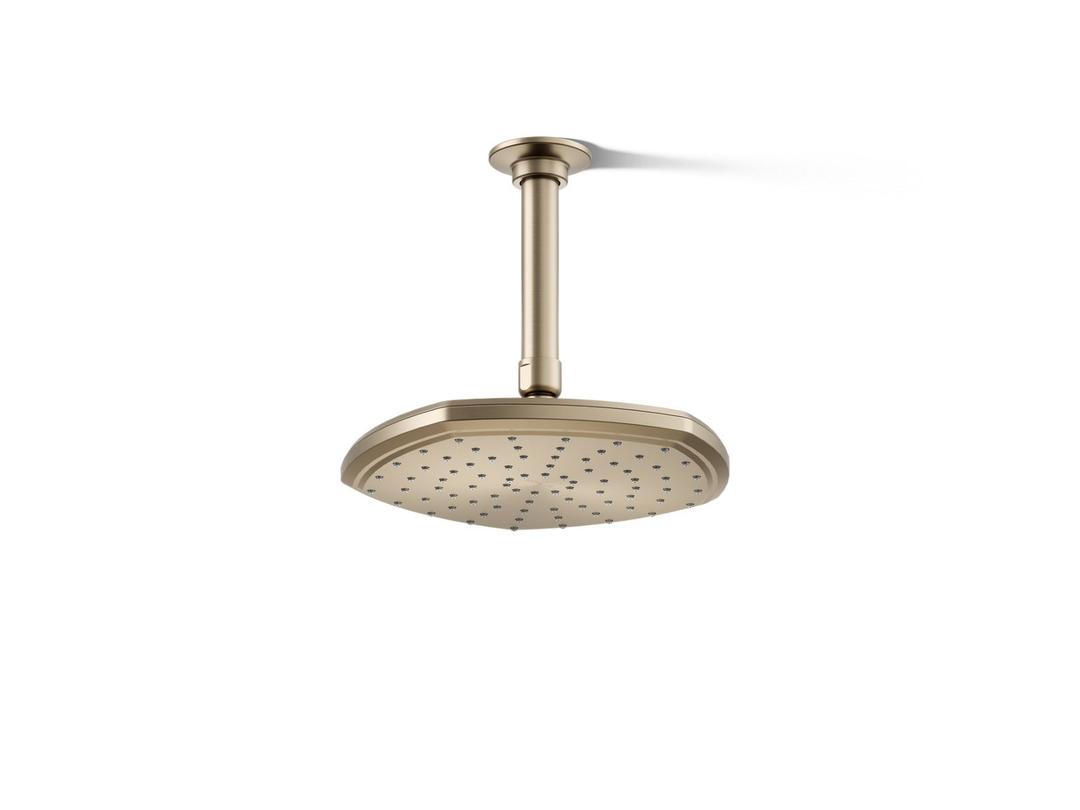 Kohler Occasion 8'' single-function rainhead, 2.5 gpm - Vibrant Brushed Bronze by Kohler