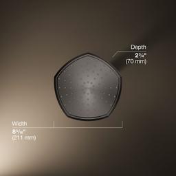 Kohler Occasion 8'' single-function rainhead, 2.5 gpm - Vibrant Titanium - image 3