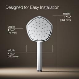 Kohler Occasion Single-function handshower, 2.5 gpm - Polished Chrome - image 3