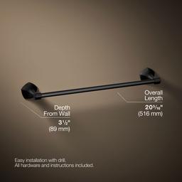 Kohler | Occasion | Towel Bar - Matte Black - image 3