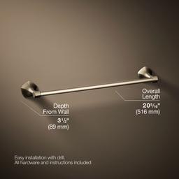 Kohler | Occasion | Towel Bar - Vibrant Brushed Bronze - image 3