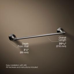 Kohler | Occasion | Towel Bar - Vibrant Titanium - image 3