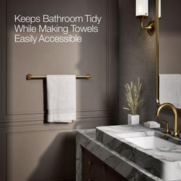 Kohler | Occasion | Towel Bar - Vibrant Brushed Moderne Brass - image 4