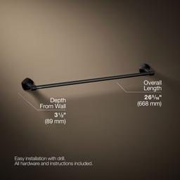 Kohler | Occasion | Towel Bar - Matte Black - image 3