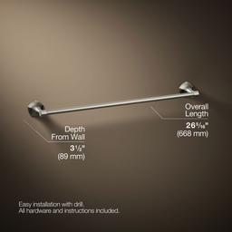 Kohler | Occasion | Towel Bar - Vibrant Polished Nickel - image 3
