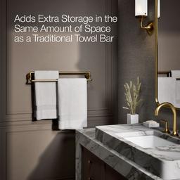 Kohler | Occasion | Towel Bar - Vibrant Brushed Moderne Brass - image 4
