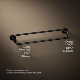 Kohler | Occasion | Towel Bar - Matte Black - image 3