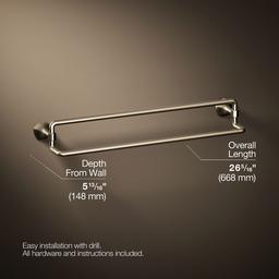 Kohler | Occasion | Towel Bar - Vibrant Brushed Bronze - image 3