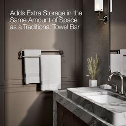 Kohler | Occasion | Towel Bar - Vibrant Polished Nickel - image 4