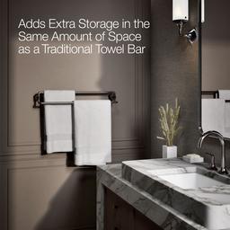 Kohler | Occasion | Towel Bar - Vibrant Titanium - image 4