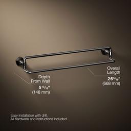 Kohler | Occasion | Towel Bar - Vibrant Titanium - image 3