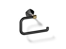Kohler | Occasion | Towel Ring - Matte Black With Brushed Moderne Brass - image 1