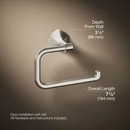 Kohler | Occasion | Towel Ring - Vibrant Brushed Nickel - image 3