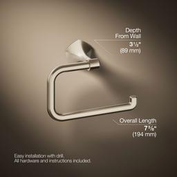 Kohler | Occasion | Towel Ring - Vibrant Brushed Bronze - image 3