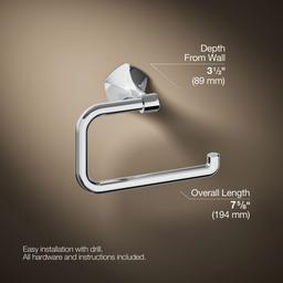 Kohler | Occasion | Towel Ring - Polished Chrome - image 3