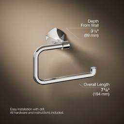 Kohler | Occasion | Towel Ring - Vibrant Polished Nickel - image 3