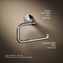 Kohler | Occasion | Towel Ring - Vibrant Titanium - image 3