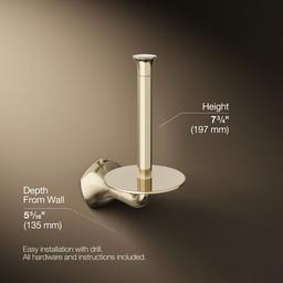 Kohler | Occasion | Toilet Paper Holder - Vibrant French Gold - image 3