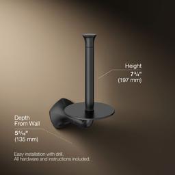Kohler | Occasion | Toilet Paper Holder - Matte Black - image 3