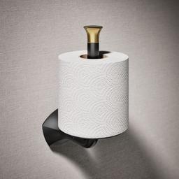 Kohler | Occasion | Toilet Paper Holder - Matte Black With Brushed Moderne Brass - image 2