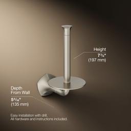 Kohler | Occasion | Toilet Paper Holder - Vibrant Brushed Nickel - image 3