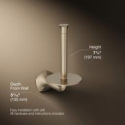 Kohler | Occasion | Toilet Paper Holder - Vibrant Brushed Bronze - image 3