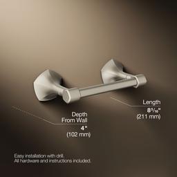 Kohler | Occasion | Toilet Paper Holder - Vibrant Brushed Nickel - image 3