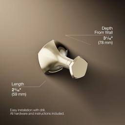 Kohler | Occasion | Robe Hook - Vibrant French Gold - image 3