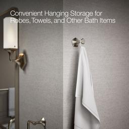 Kohler | Occasion | Robe Hook - Vibrant Brushed Nickel - image 4