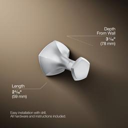 Kohler | Occasion | Robe Hook - Polished Chrome - image 3