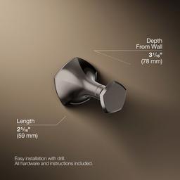 Kohler | Occasion | Robe Hook - Vibrant Titanium - image 3