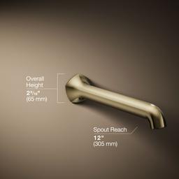 Kohler | Occasion | Tub Spout - Vibrant French Gold - image 3