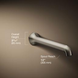 Kohler | Occasion | Tub Spout - Vibrant Brushed Nickel - image 3