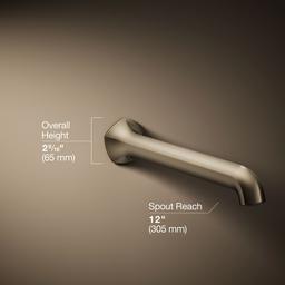 Kohler | Occasion | Tub Spout - Vibrant Brushed Bronze - image 3