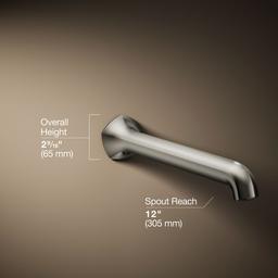 Kohler | Occasion | Tub Spout - Vibrant Polished Nickel - image 3