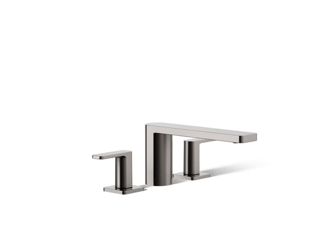 Kohler Parallel Deck-mount bath faucet - Vibrant Titanium