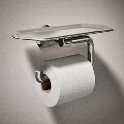 Kohler Occasion Toilet paper holder with tray - Vibrant Polished Nickel - image 2