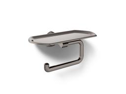 Kohler Occasion Toilet paper holder with tray - Vibrant Titanium - image 1