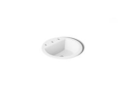 Kohler Bryant 19'' round drop-in bathroom sink - White - image 1