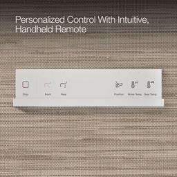 PureWash E700 Elongated bidet toilet seat with remote control - image 4