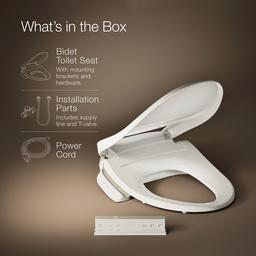 PureWash E700 Elongated bidet toilet seat with remote control - image 7