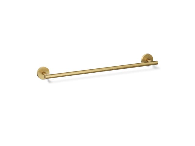 Kohler Elate 18'' towel bar - Vibrant Brushed Moderne Brass