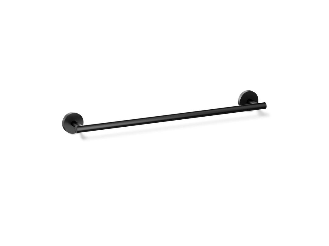 Kohler Elate 18'' towel bar - Matte Black by Kohler