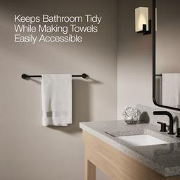 Kohler Elate 24'' towel bar - Matte Black - image 4