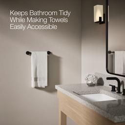 Kohler Elate 12'' towel bar - Matte Black - image 4