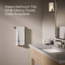 Kohler Elate 12'' towel bar - Vibrant Brushed Nickel - image 4