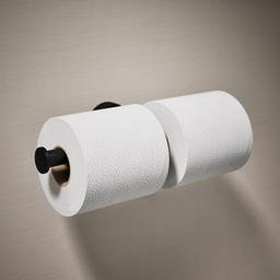 Kohler Elate Double toilet paper holder - Matte Black - image 2